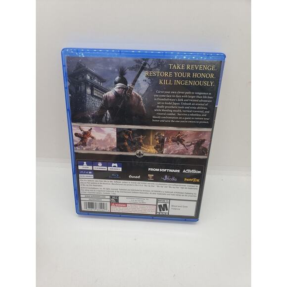 Sekiro Shadows Die Twice PlayStation 4 PS4 Video Game Complete Working - Picture 2 of 4
